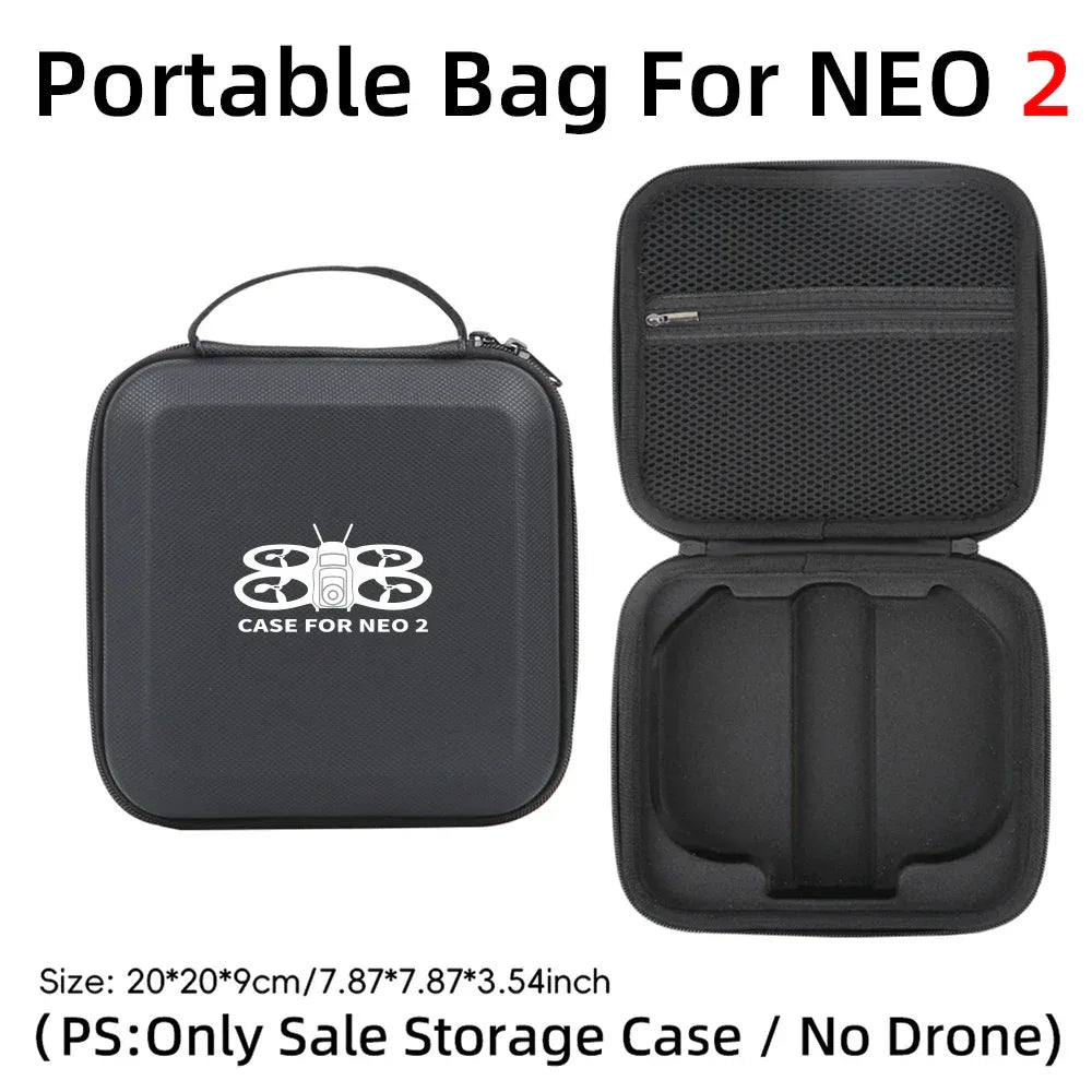 Carrying Shockproof Case For DJI NEO 2 Case Portable Storage Bag For DJI Neo 2 Drone Remote Accessories