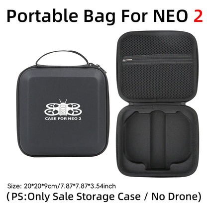 Carrying Shockproof Case For DJI NEO 2 Case Portable Storage Bag For DJI Neo 2 Drone Remote Accessories