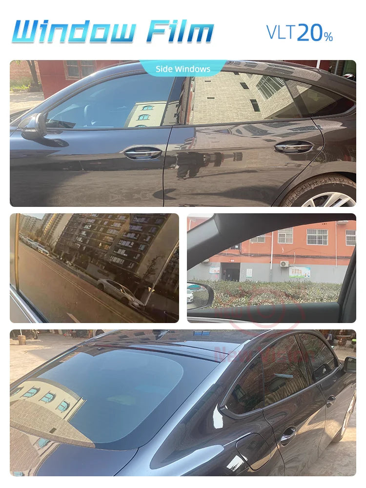 1mX3m High Rejection HIR100%% Nano Ceramic Car Window Tint Film Auto Glass Decorative Sun Control Film