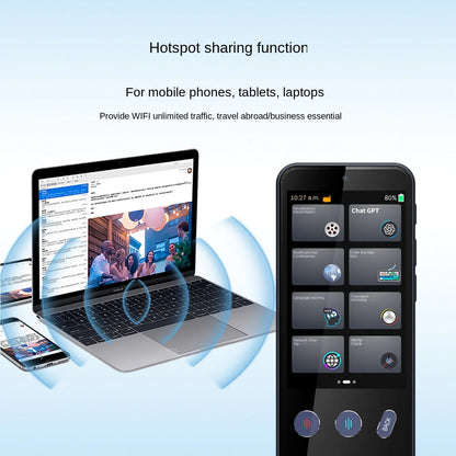 Smart Translator Z9 Global Languages Voice Intelligent Online Translation Machine Speech Translate Device Support 4G SIM Card