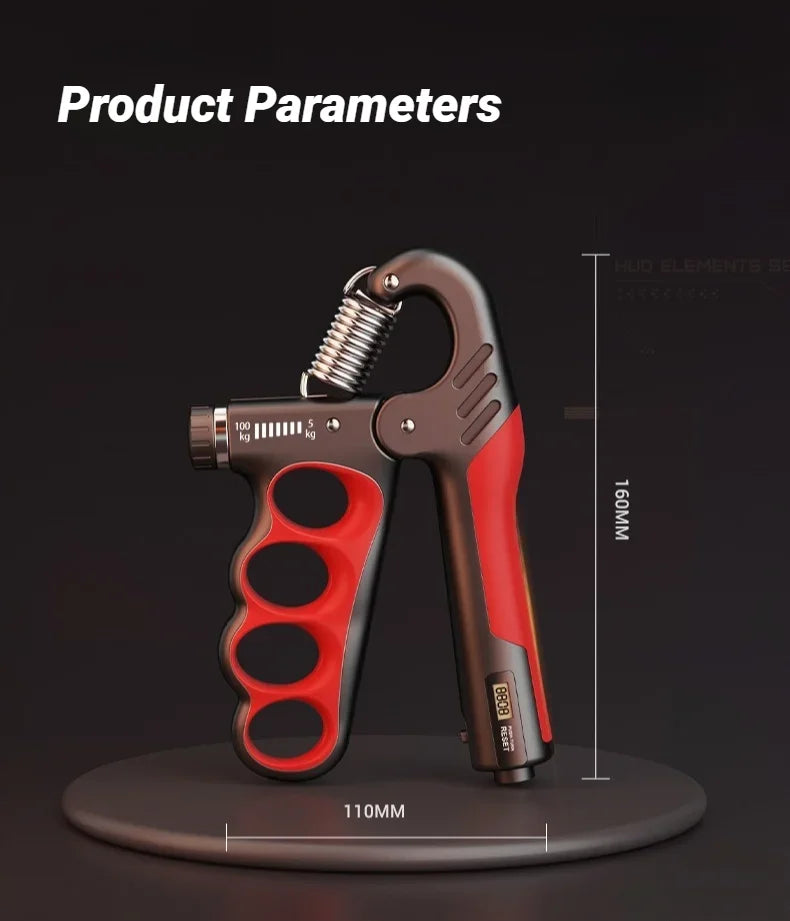 Grip dynamometer male arm strength training electronic counting five-finger exerciser 100kg fitness mechanical record
