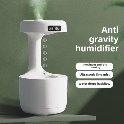 Anti-Gravity Humidifier New Ultrasonic Humidifier with Dual Power-Off Protection Large Capacity Air Humidifierw for Home/Office