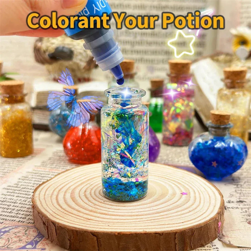 Fairy Magic Potions Kit Kids DIY Witch Glowing Spell Potion DIY Handmade Toys Science Experiments Kids Craft Kit Educational Toy