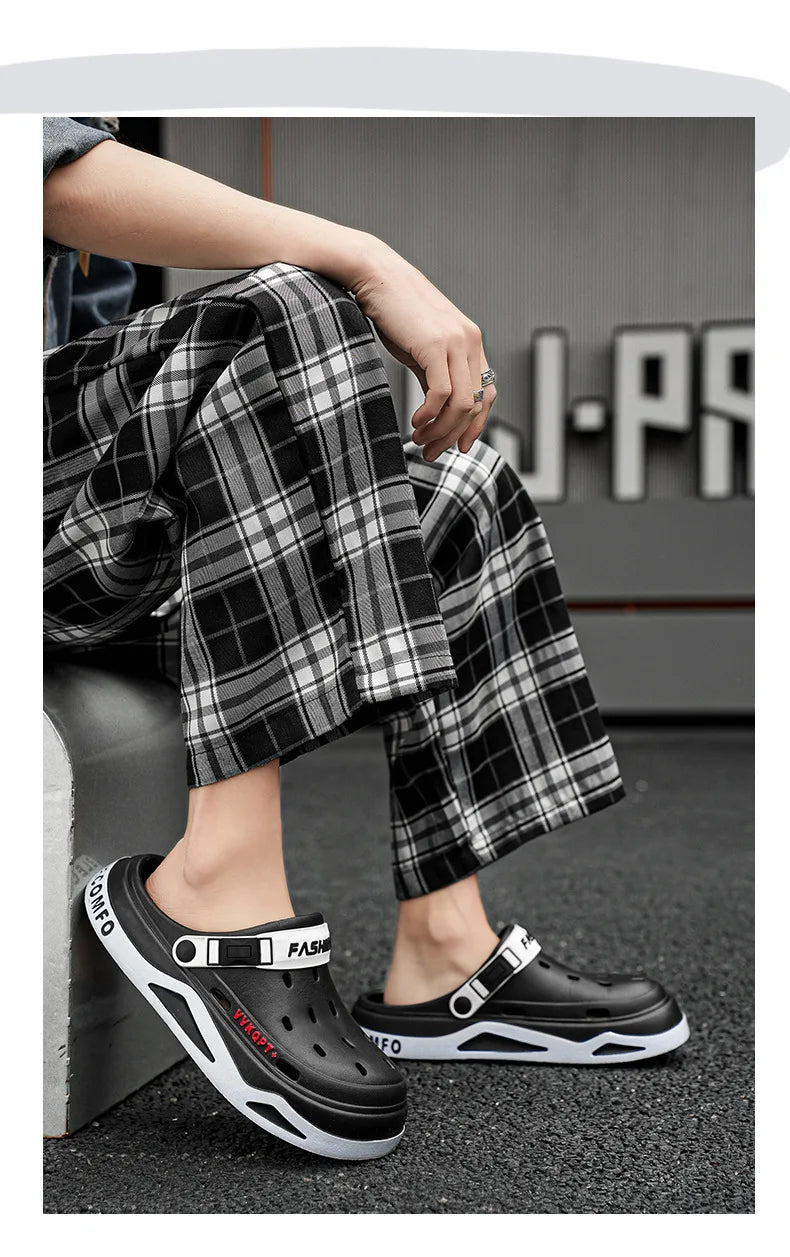 New Breathable sandals For Women Men Summer EVA Garden Clogs Shoes Outdoor Holes Beach Slippers Comfortable House Slides