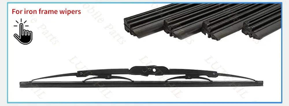 Car Vehicle Insert Rubber strip Wiper Blade (Refill) 6mm Soft 14" 16" 17" 18" 19" 20" 21" 22" 24" 26" 28" 1pcs Accessorie