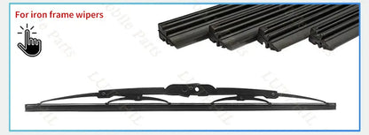 Car Vehicle Insert Rubber strip Wiper Blade (Refill) 6mm Soft 14" 16" 17" 18" 19" 20" 21" 22" 24" 26" 28" 1pcs Accessorie