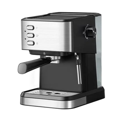 Small Semi-Automatic Espresso Coffee Maker For Home Use, High-Pressure Steam Whipped Milk And Brewed Coffee Pot Espresso Maker