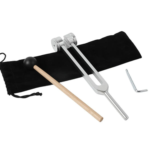 128 /512Hz Chakra Healing MassageTuning Fork Set,Aluminum Alloy Tuning Forks Used for Sound Therapy Yoga Meditation Accessory by PDG ibma
