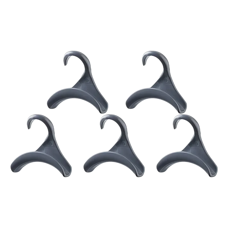 3-20pcs Widen Plastics Hanger Connection Hook Stackable Space Saving Storage Multifunctional Bag and Hat Hanging Rack