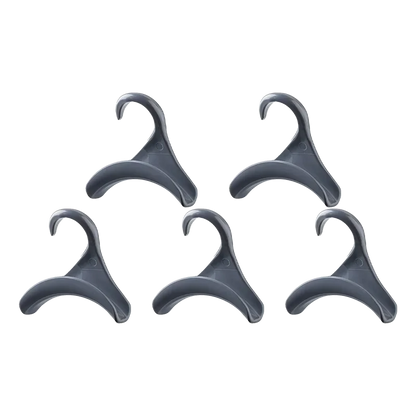 3-20pcs Widen Plastics Hanger Connection Hook Stackable Space Saving Storage Multifunctional Bag and Hat Hanging Rack