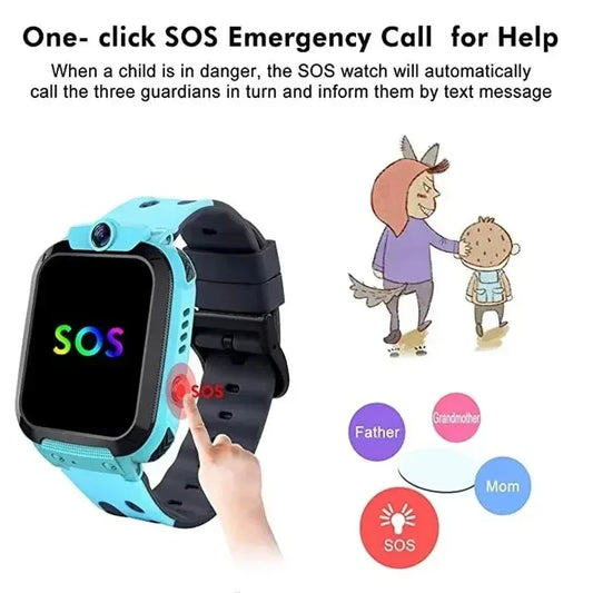 XIiaomi New5G Kids Smart Watch Sim Card Call SOS GPS Location Child Smart Watch Camera Waterproof Watch For Boys Girls Gifts