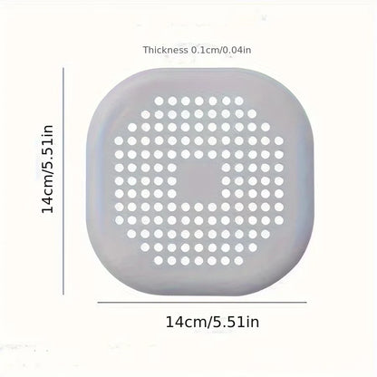 Sewer with Suction Cup, Floor Drain Mat, Kitchen, Bathroom, Anti Clogging Hair Filter