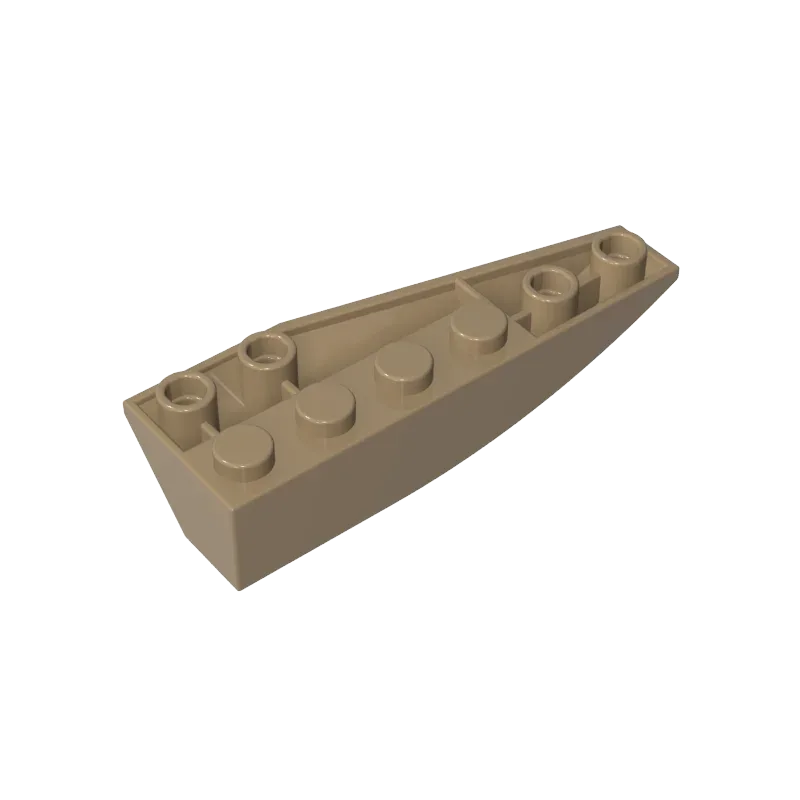 Gobricks 10PCS 41765 Bricks Wedge Curved Inverted 6 x 2 Parts Left Compatible MOC Building Block Adult Kids DIY Education Model
