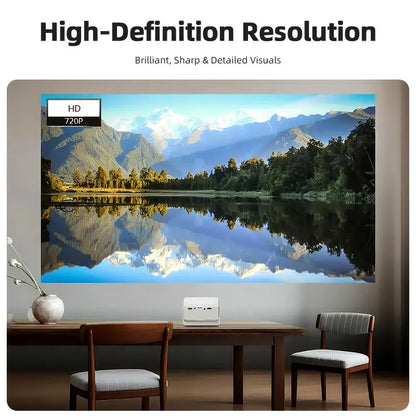 AUN Y3 MINI Projector Home Theater LED Portable 3D Video Smart TV Cinema Game Wired Mirror IPhone For Full HD 4K Video Via HDMI