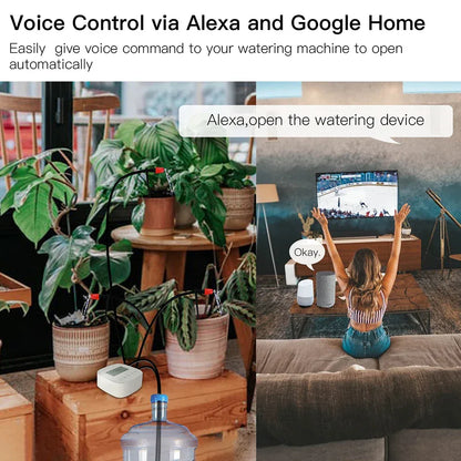 WiFi Tuya Smart Watering Machine Automatic Micro-drip Irrigation System Plants Controller System Irrigation Tool Alexa Google