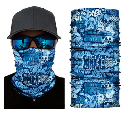 UV Protection Face Mask Neck Gaiter Windproof Scarf Sunscreen Breathable Bandana Balaclava for Sport Outdoor Running Motorcycle