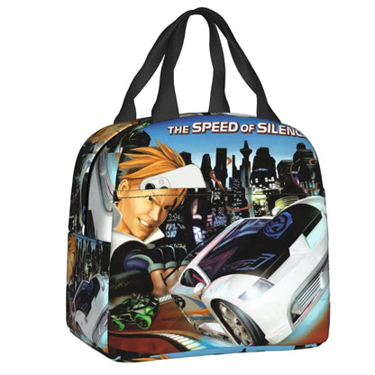 Custom Hot Wheels For Fans Thermal Insulated Lunch Bag Cartoon Sport Car Portable Lunch Container Travel Multifunction Food Box
