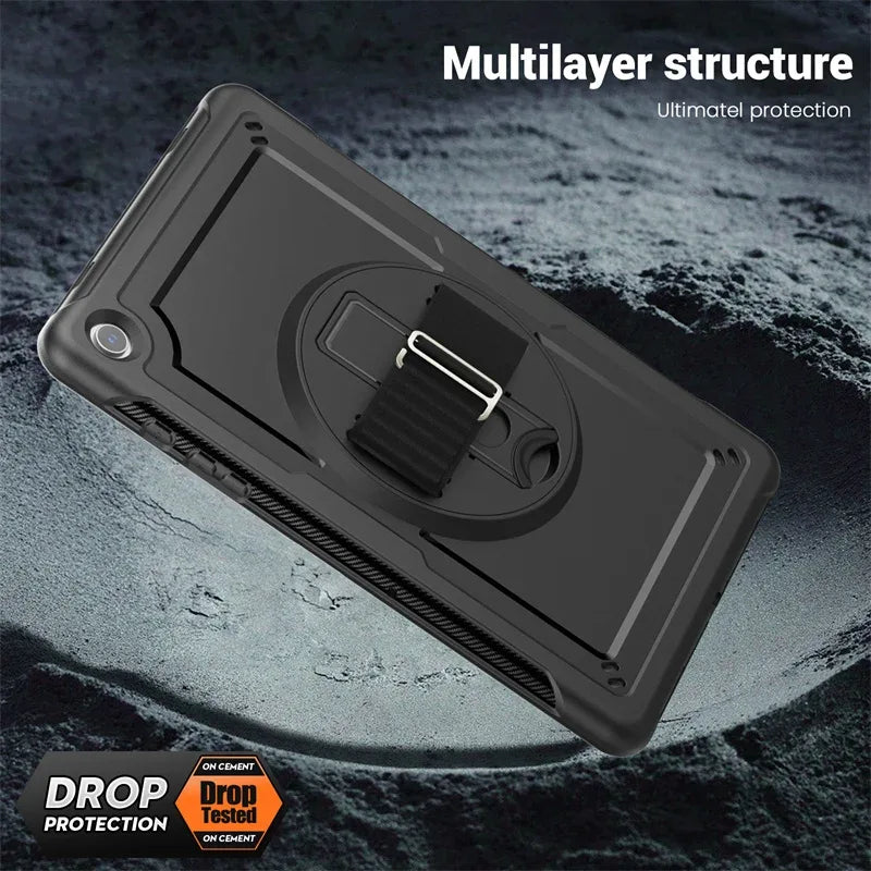 Funda For Samsung Galaxy Tab A11 A9 8.7 Plus 11 inch 2025 2023 X216B Case Shockproof Safe PC Silicon Hybrid Stand Tablet Cover