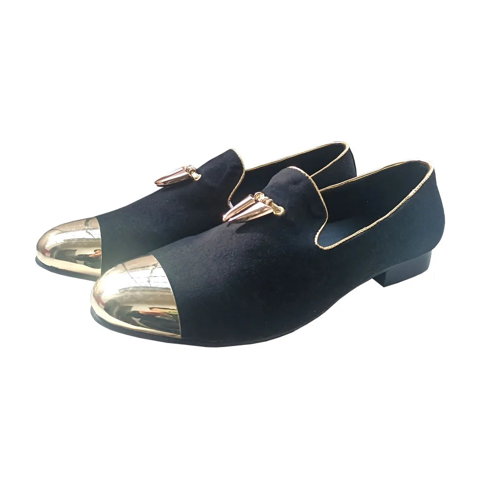Autumn Metal Soup diamond COW LEATHER Luxurious Commercial affairs Customized Personality Party Socialize Shoes