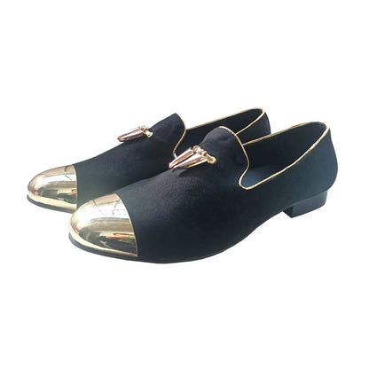 Autumn Metal Soup diamond COW LEATHER Luxurious Commercial affairs Customized Personality Party Socialize Shoes
