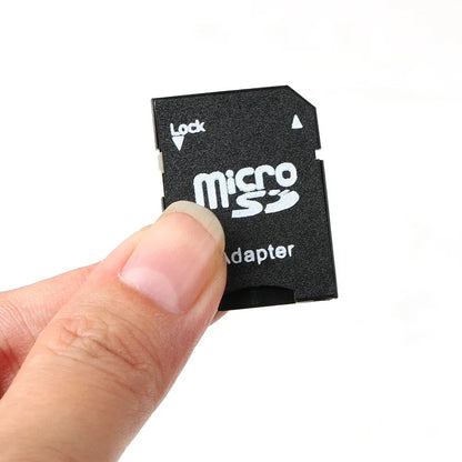 10Pcs New Wholesale Memory Card Adapter Converter Black Microsd Mini TF Card Reader Micro SD To SD Memory Card Adapter Converter