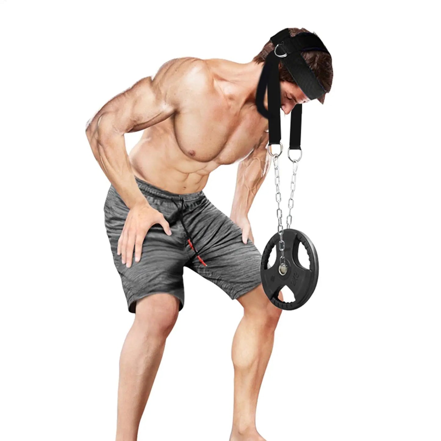 Head Harness Sports Neck Training Exerciser Strap Muscle Builder Home Gym for Strength Fitness Weight Lifting Workout Boxing MMA