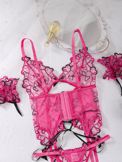 Diccvicc Women Underwear Lace Up Corset Tops Panty Set Onlyfans Darling Lingerie Sexy Intimates Romantic Outfits Female Clothes