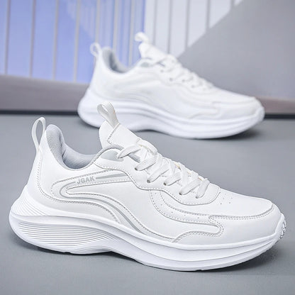 Spring Autumn Mens Leather Casual Sneakers Men Black White Sneakers Cheap Plus Big Size 47 48 49 50 51 52 Dropshipping