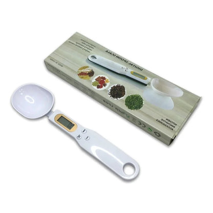Weighing Spoon Scale Home Kitchen Tools Electronic Measuring Coffee Food Flour Powder Baking LCD Digital Measurement Adjustable