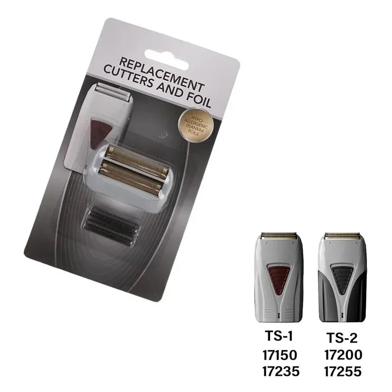 Electric Shaver Replacement Foil and Cutters Fit For Andis 17150(TS-1)，17155，17200  Replacement Accessories Head Blade