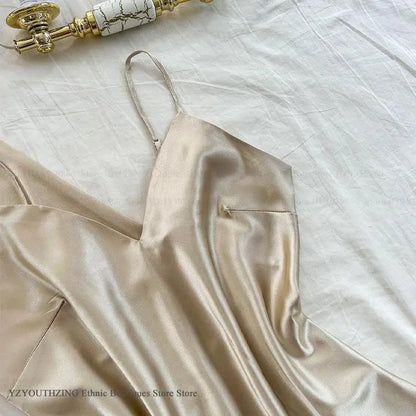 Bride Wedding Robe Dress Suit Women Rayon Bathrobe Gown Sleep Set Summer Homewear Sleepdress Casual Kimono Sleepwear Nightgown ﻿