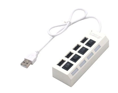 USB HUB 4/7 Port Multiple Expander With ON/OFF Switch Multi USB Splitter Hub 4ports 7ports Adapter Computer Accessories
