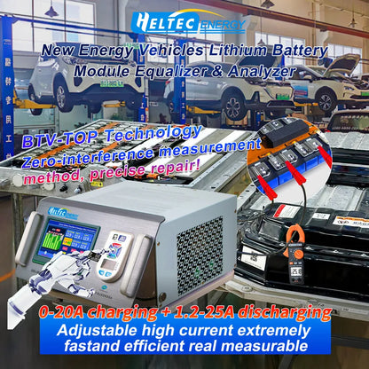 Heltec 2s-24s 32S battery automatic equalizer 4A7A Electric vehicle/Car Battery voltage balance 32s WIFI 25A Repair equipment