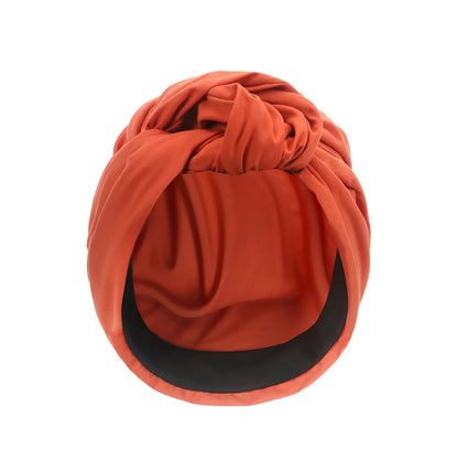 Woman Muslim Headscarf Cap Cotton Headband African Head Wraps Elegant Retro Turban for Ladies Beanies Caps Muslim Headpiece