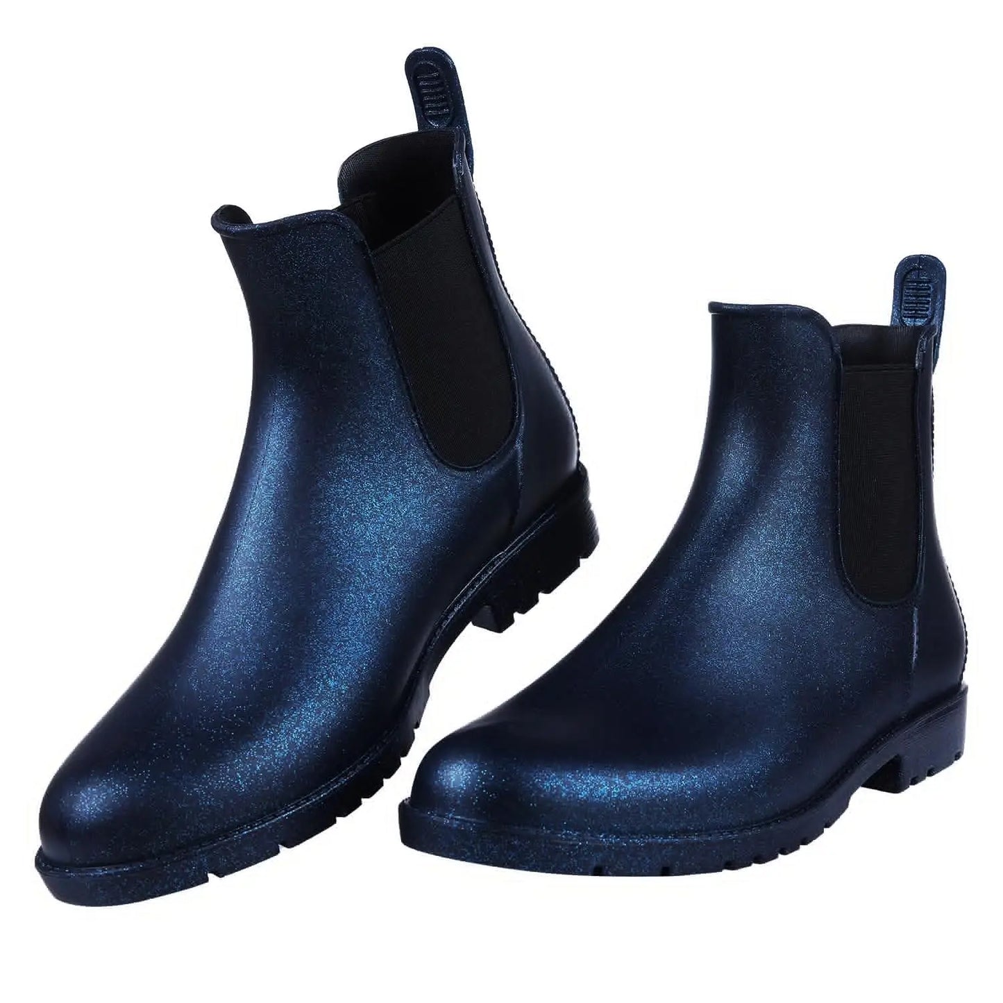 Evshine Fashion Short Rain Shoes For Women New Lady Chelsea Boots Outdoor Anti-slip Waterproof Rain Boots Sodt Rubber Ankle Boot