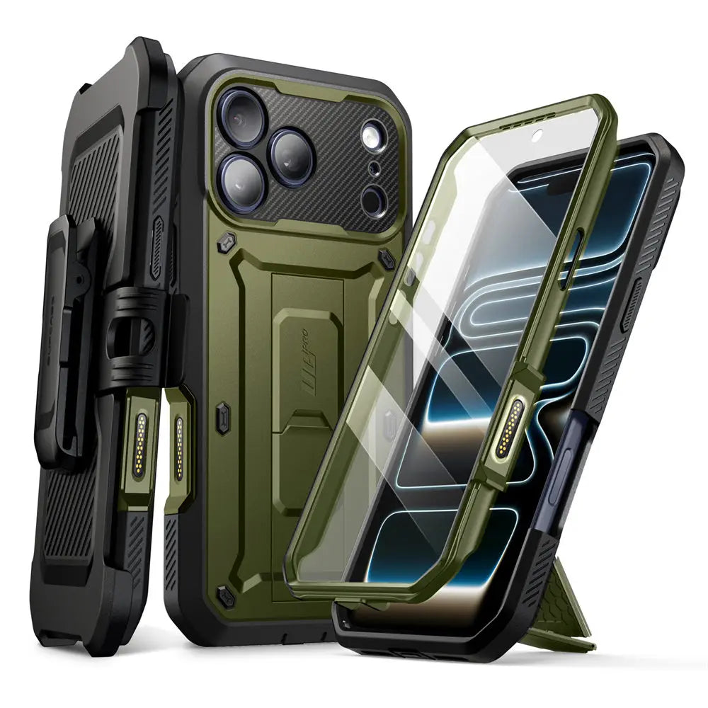 SUPCASE For iPhone 17 Pro Max Case 6.9" (2025) UB Pro Full-Body Heavy Duty Rugged Phone Case with Built-in Screen Protector