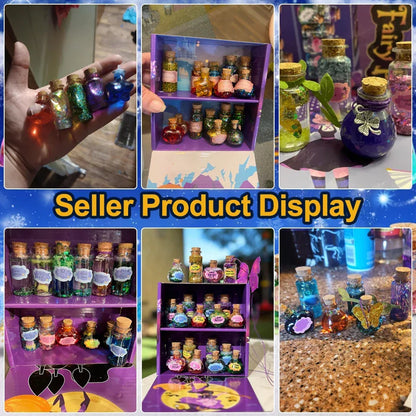 Fairy Magic Potions Kit Kids DIY Witch Glowing Spell Potion DIY Handmade Toys Science Experiments Kids Craft Kit Educational Toy