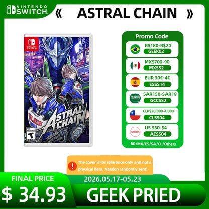 ASTRAL CHAIN Nintendo Switch Game Deals 100% Official Original Physical Game Card Action Genre for Switch OLED Lite Game Console