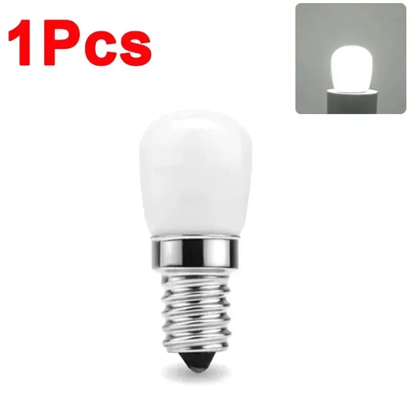 LED Refrigerator Lamp E12 Light Bulb 220V LED Refrigerator Lamp Screw Bulb for Refrigerator Display Cabinet Home Lighting