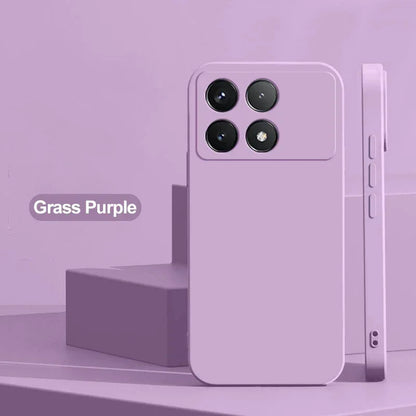 Poco X6 Pro Case Liquid Silicone Phone Case For Xiaomi Poco X6 Pro Poco X 6  X6Pro Pocox6 Pro 5G Shockproof Soft Cover