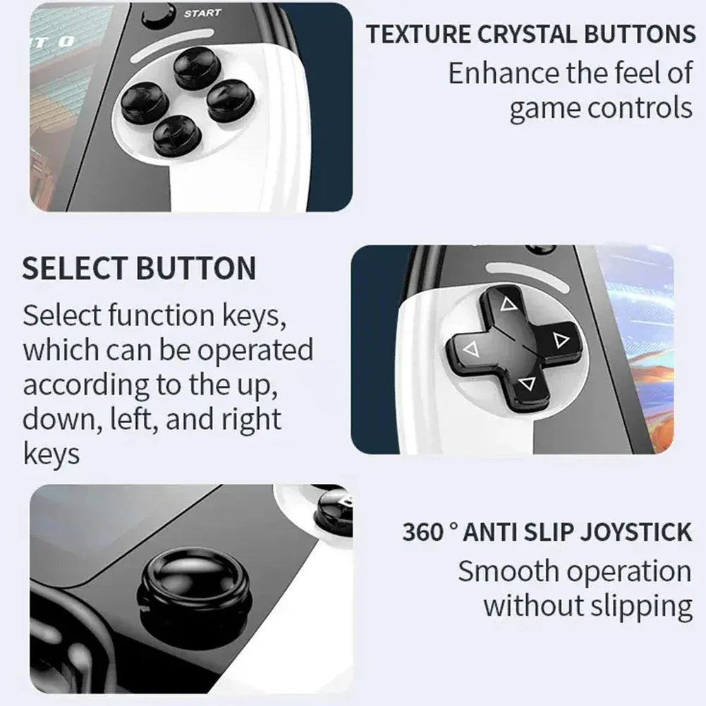 X9 Handheld Video Game Console With 3000 Games 5.5inch Screen Retro Video Game Player Built in 9 Emulators Support NES GBA GBC