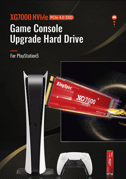 KingSpec M2 PCIe4.0 NVMe SSD 512G 1TB 2TB PCIe3.0 500g 4tb Hard Drive Hard Drives Hdd Disk hd for Laptop Desktop PS4 PS5