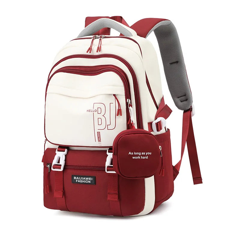 Teen Girls Backpacks for School 8-12 Years Students Casual Fashion Travel Backpacks Portability College Backpack for Women Bag