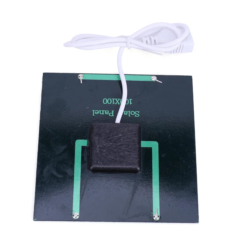 3/5W Battery Charger Solar Panel USB Output Polycrystalline Solar Panel Mobile Power Supply Lightweight for Charger 3.7V Battery