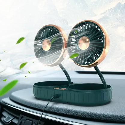 Grande ventilador do carro elétrico, resfriamento do caminhão, ar condicionado, saída de ar, ventilador pequeno