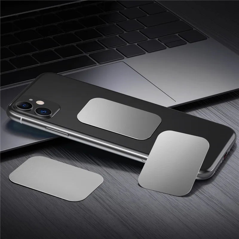 5/10Pcs Metal Plate For Magnetic Car Phone Holder Universal Iron Sheet Sticker Stand Strong Adhesive Magnet phone Holder Mount