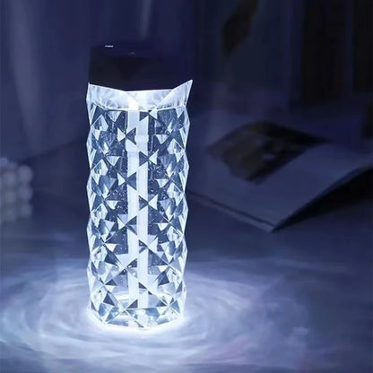 400ml Colorful USB Crystal Humidifier with Aromatherapy and Air Purification for Bedroom and Desktop