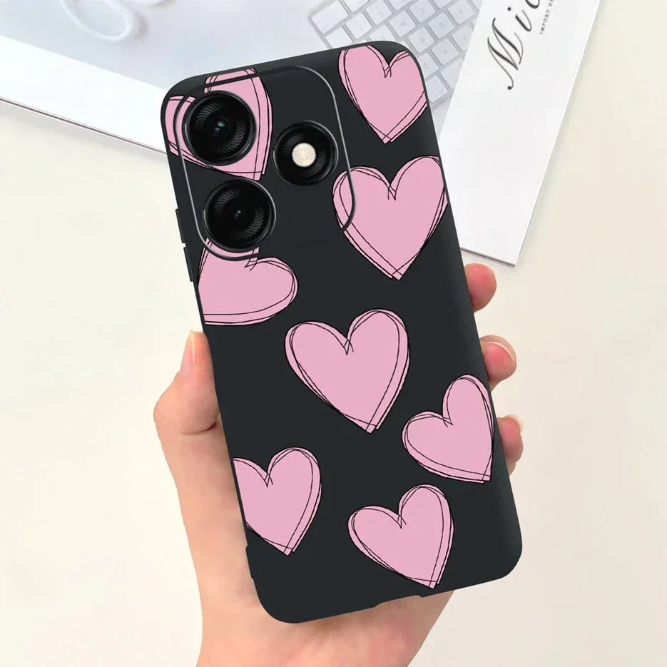 For Tecno Spark 20 Case Spark 20C BG7n Prety Girls Butterfly Painted Phone Case For Tecno Spark 20 Pro Spark20 C Soft TPU Fundas