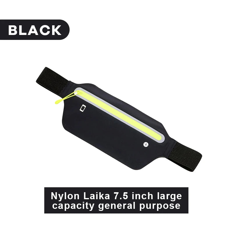 Sports waist pack Multi-functional outdoor running mobile phone men's and women's fitness waterproof invisible pocket ultra-thin