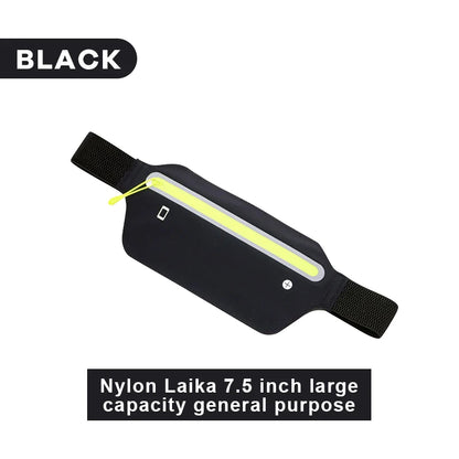 Sports waist pack Multi-functional outdoor running mobile phone men's and women's fitness waterproof invisible pocket ultra-thin